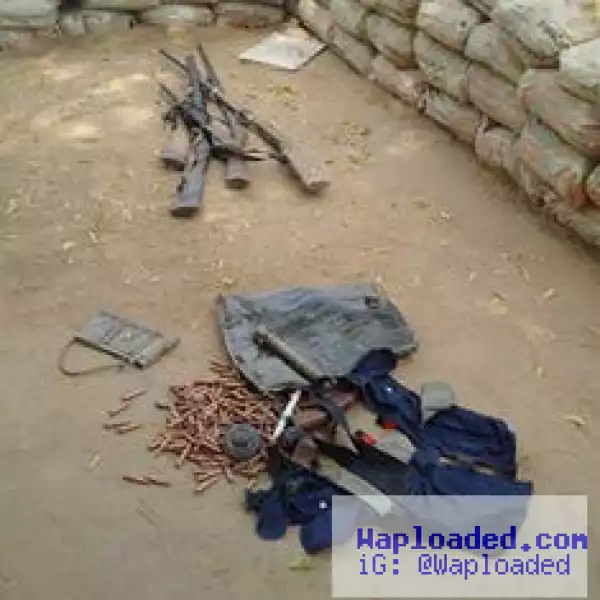 Photos: Troops clear Boko Haram spiritual power base at the Alagarno forest, Borno State